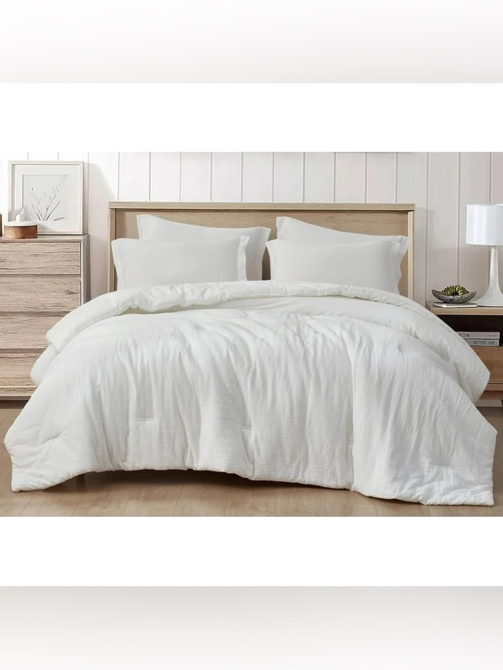 White Luxury Cotton Duvet Set - Brand
